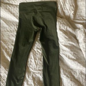 Olive green workout leggings